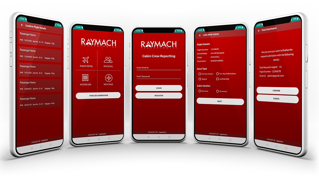 Raymach Technologies In-flight mobile application